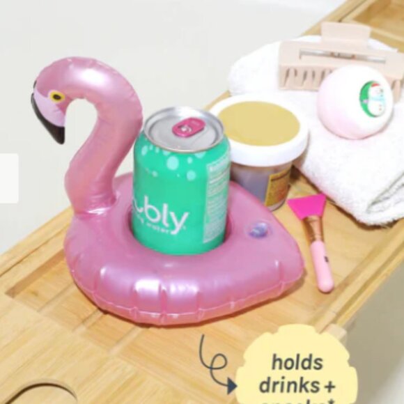 Pink Flamingo Floating Drink Holder - Picture 2 of 2
